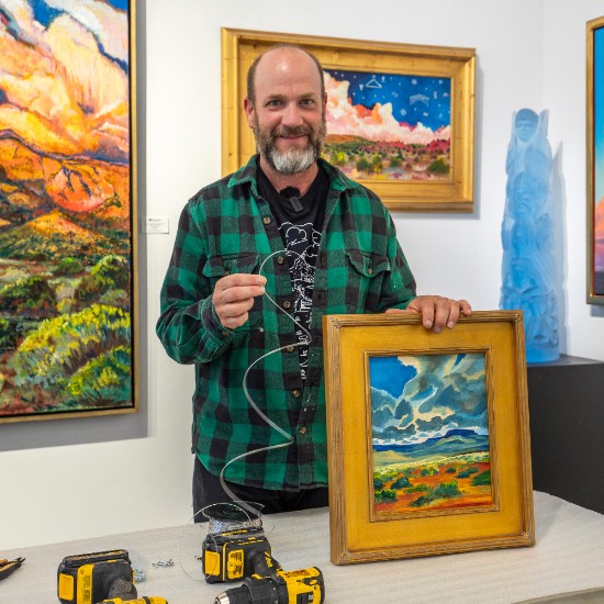 Art Handling 101: How to Attach a Wire to a Painting