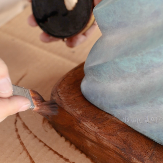 How to Restore the Luster of a Wooden Sculpture Base