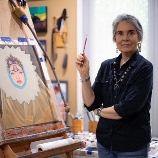 Inside the Studio: Karen Clarkson’s Powerful Portraits of Native Women