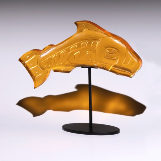 Preston Singletary - Amber Salmon (Tail Down)