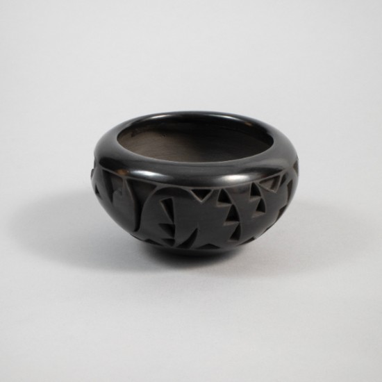 Marie Suazo - Black Carved Pot