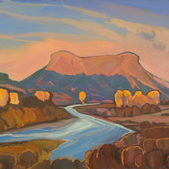 Kathryn Stedham - Riverbend with Cottonwoods