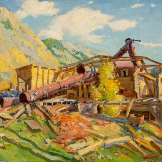 Joseph Henry Sharp - Skeleton of the Mines and Silent Hill