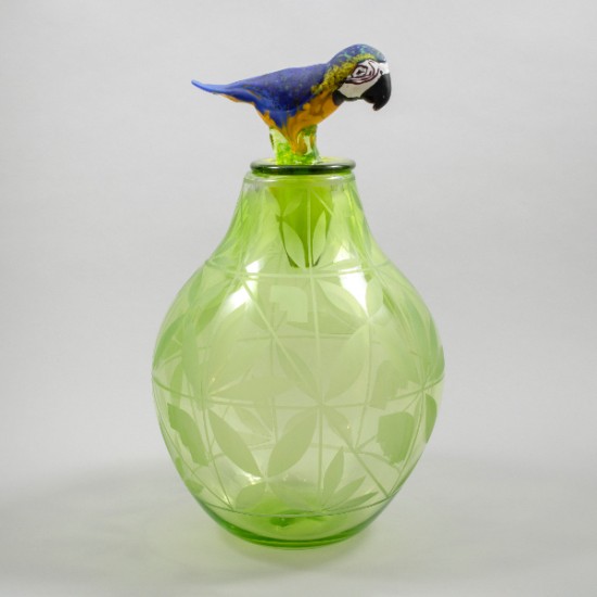 Ira Lujan - Leaf Glass Pottery