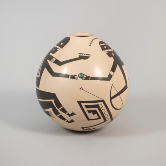 Louise Armando Rodriguez Mora - Mimbres Design Pot