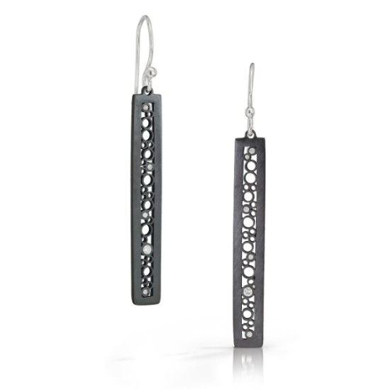 Belle Brooke - Oscuro Extra Long Rectangle Dangles