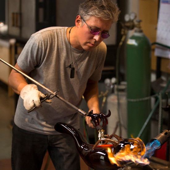 Glass Blowing Demonstrations with Preston Singletary and Dan Friday