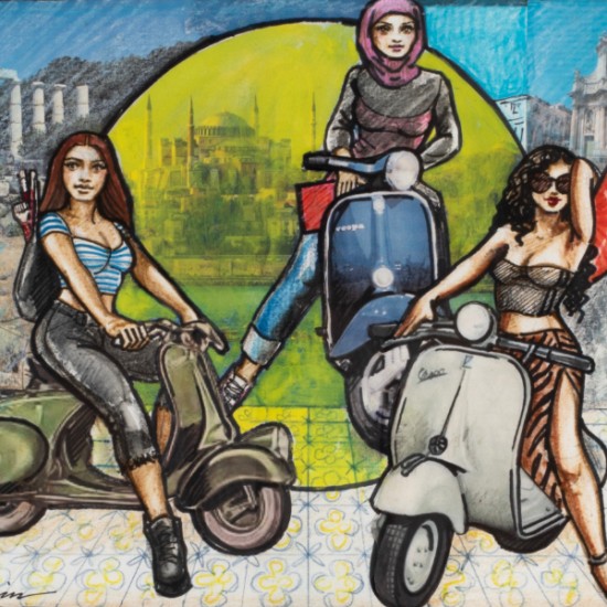 Erin Currier - Tres Graces of the Mediterranean