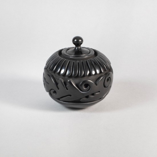 Nancy Youngblood - Blackware Lidded Jar