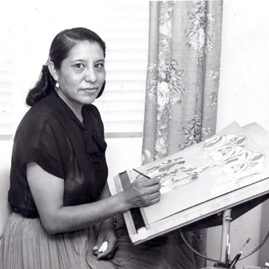 Blue Rain Gallery and the New Mexico New Deal Preservation Association Fireside Chat Series Present  Artist Helen K. Tindel, Great Grand-Daughter of Pablita Velarde
