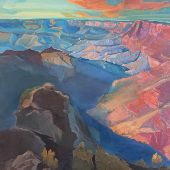 Kathryn Stedham - Navajo Point, Sunset View