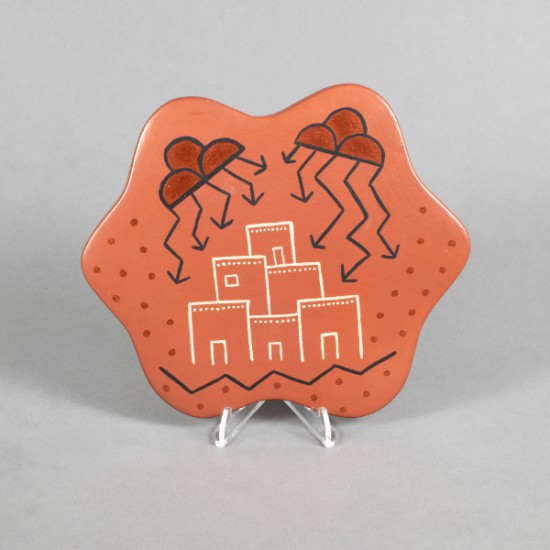 Jody Naranjo - Pueblo Rainclouds Plate 1