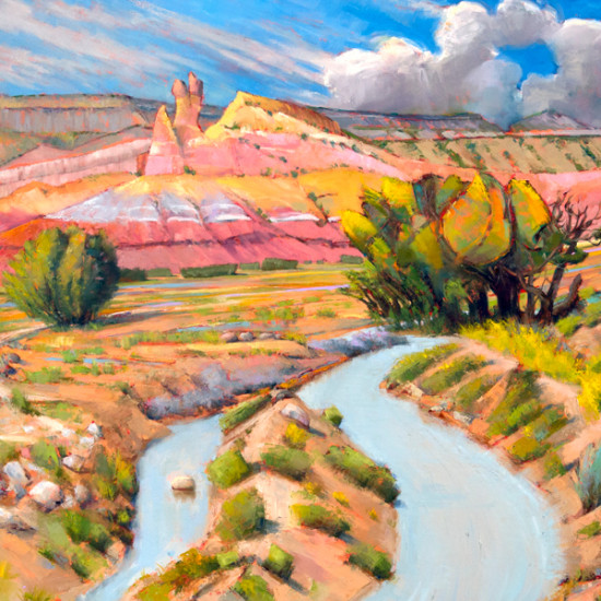 Deladier Almeida - Guadalupe Street Feature: New Landscape Paintings