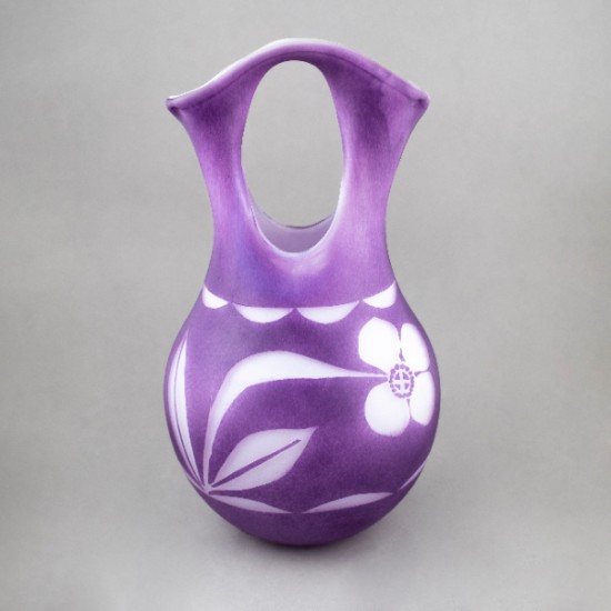 Ira Lujan - Amethyst Flower Wedding Vase