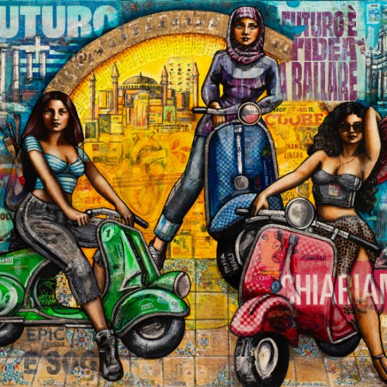 Erin Currier - Tres Graces of the Mediterranean