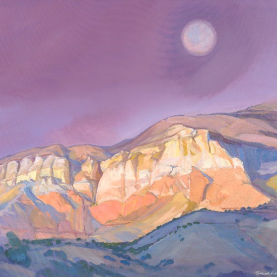 Kathryn Stedham - Sunset Moonrise Over Shining Rock