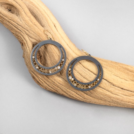 Belle Brooke - Cielo Gypsy Hoop Earrings