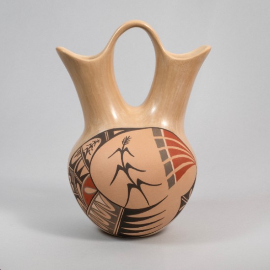 Juanita Fragua - Corn Painting Wedding Vase