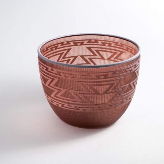 Preston Singletary - Berry Light Purple Tlingit Basket