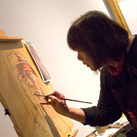 Roseta Santiago - Painting Demonstration