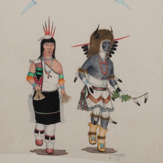 J.D. Roybal - San Ildefonso Buffalo Dance