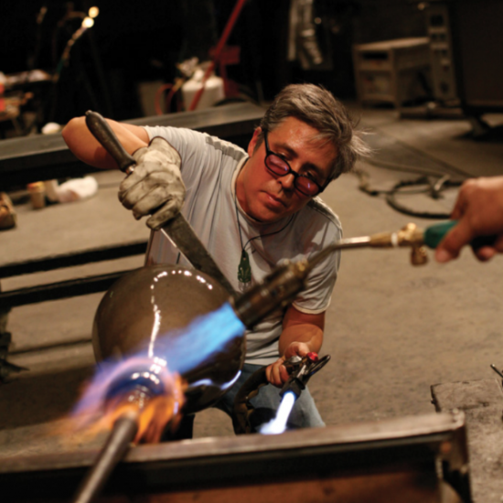 Glass Blowing Demonstrations with Preston Singletary and Dan Friday 
