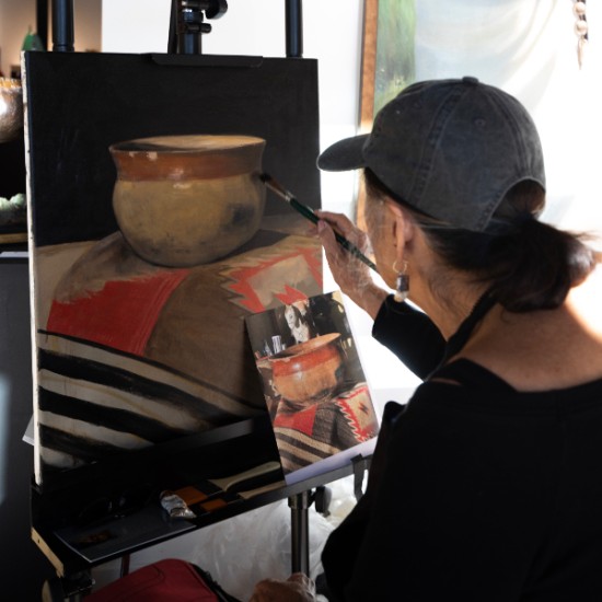 Roseta Santiago - Painting Demonstration