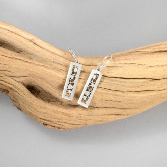 Belle Brooke - Luz Tall Rectangle Dangles