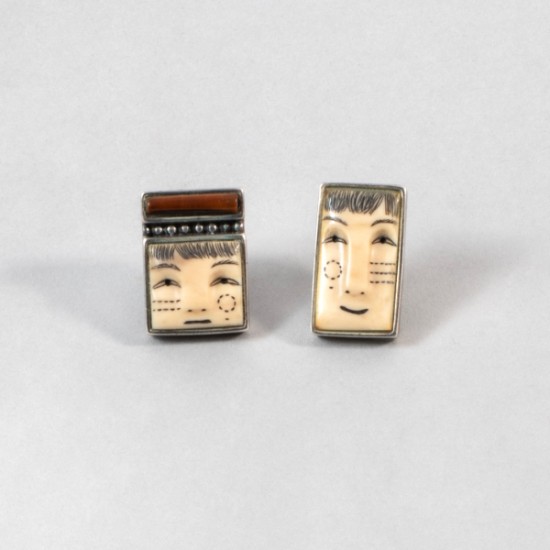 Denise Wallace - Face Earrings