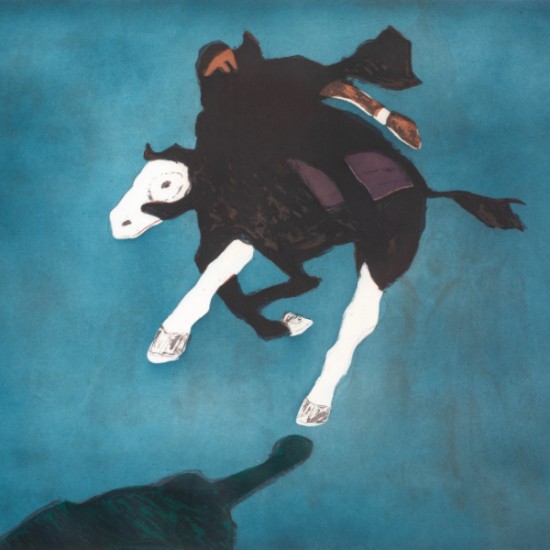 Fritz Scholder - Galloping After Leigh