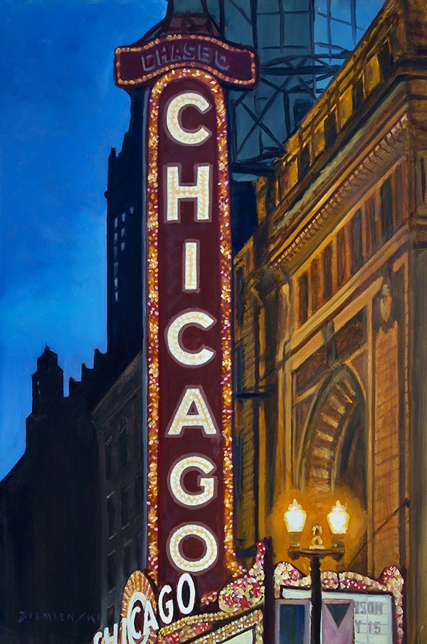 Dennis Ziemienski, Chicago, oil on canvas, 30 Dennis Ziemienski, Chicago, oil on canvas, 30