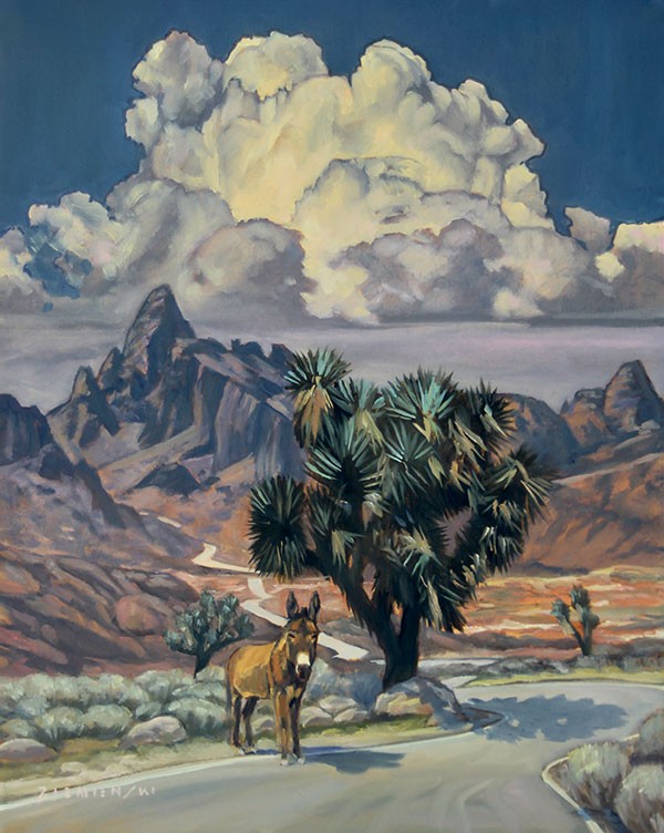 Dennis Ziemienski, Sidewinder, oil on canvas, 30 Dennis Ziemienski, Sidewinder, oil on canvas, 30