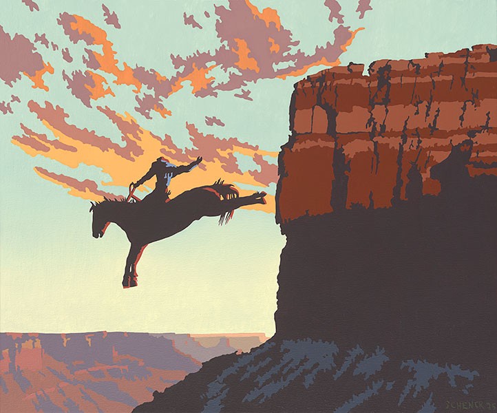 Billy Schenck, Short Cut, Oil on canvas, 20 Billy Schenck, Short Cut, Oil on canvas, 20