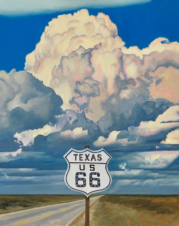 Dennis Ziemienski, Midway, oil on canvas, 60 Dennis Ziemienski, Midway, oil on canvas, 60