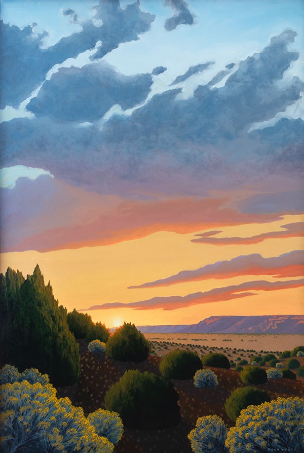 Doug West, The Seventh Sun Oil, on canvas, 60