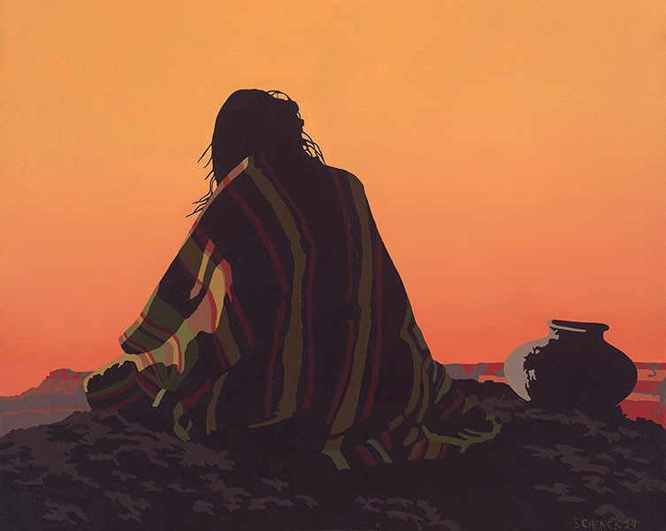 Billy Schenck, Enchanted Mesa II, Oil on canvas, 24 Billy Schenck, Enchanted Mesa II, Oil on canvas, 24